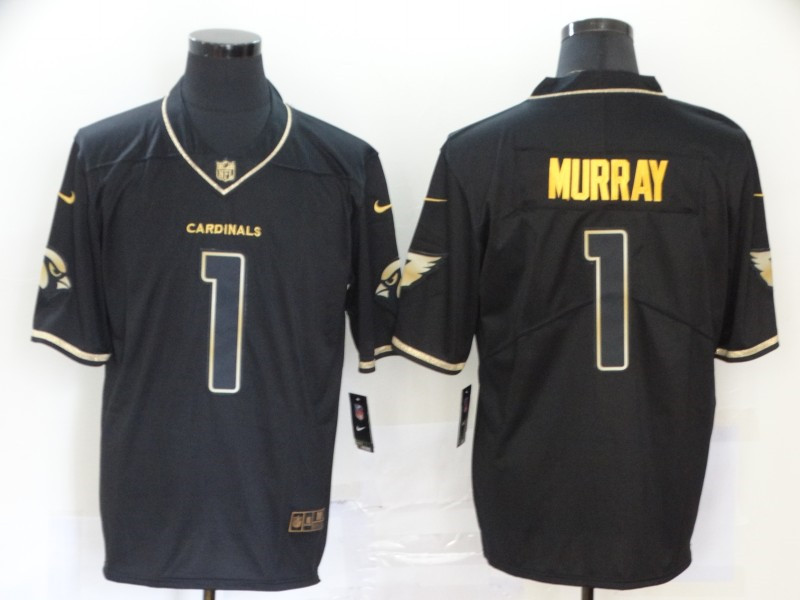 Nike Cardinals 1 Kyler Murray Black Gold Vapor Untouchable Limited Jersey