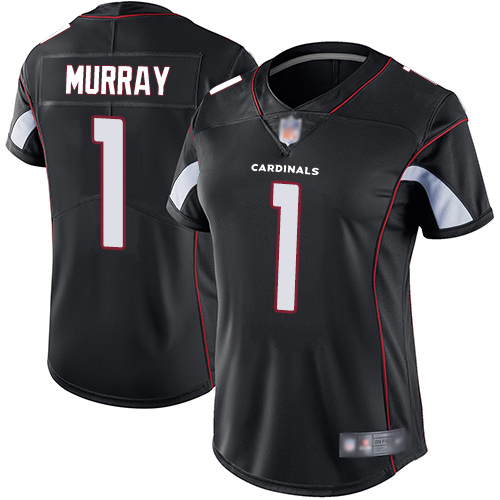 Nike Cardinals 1 Kyler Murray Black Women 2019 NFL Draft First Round Pick Vapor Untouchable Limited Jersey