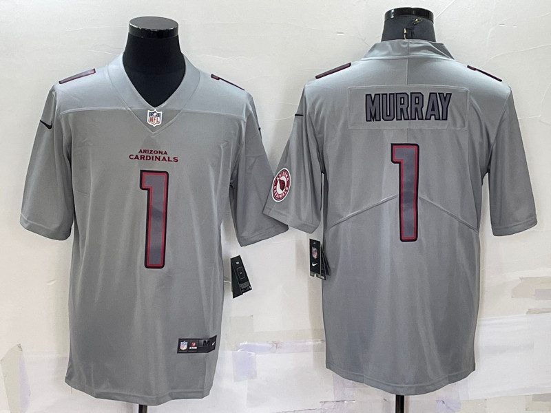 Nike Cardinals 1 Kyler Murray Gray Atmosphere Fashion Vapor Limited Jersey