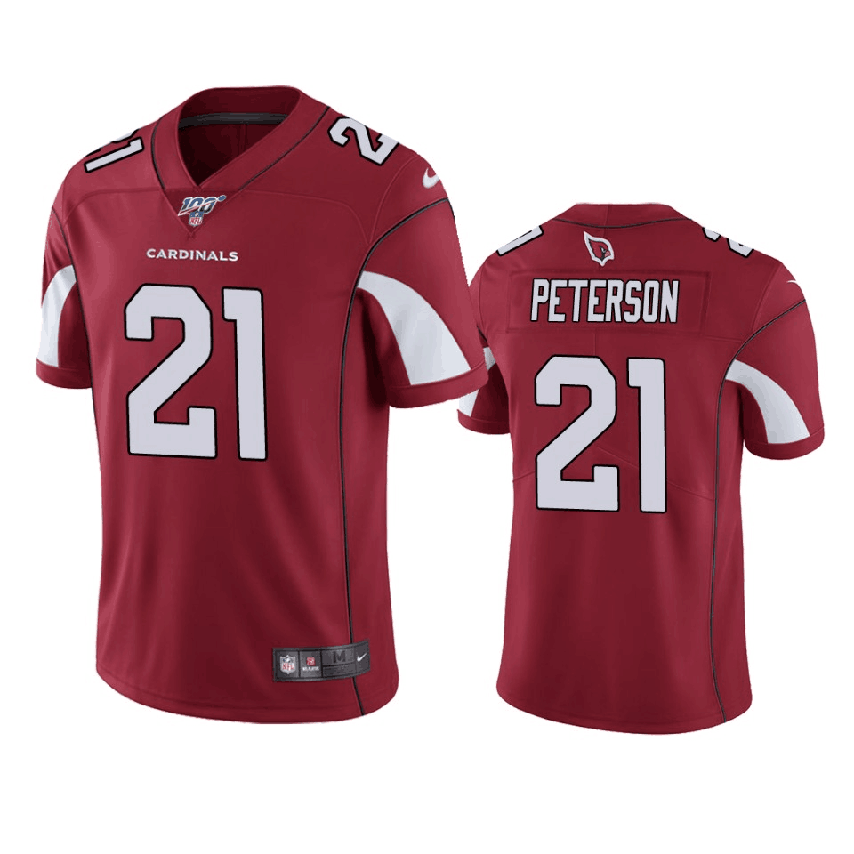 Nike Cardinals 21 Patrick Peterson Red 100th Season Vapor Untouchable Limited Jersey