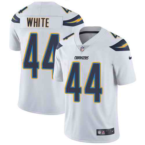  Chargers 44 Kyzir White White Vapor Untouchable Limited Jersey