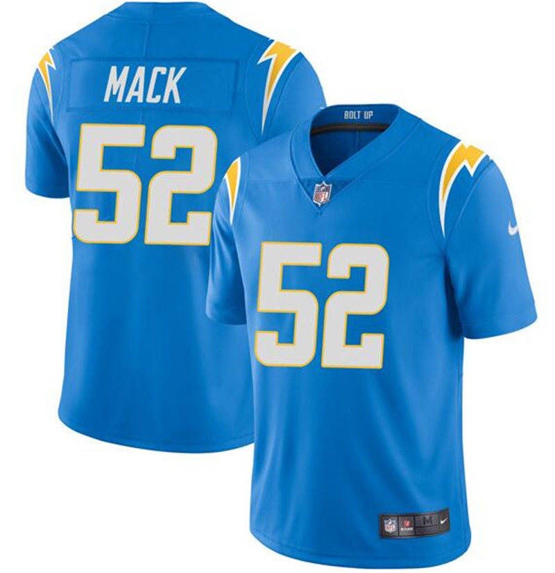Nike Chargers 52 Khalil Mack Blue Vapor Limited Jersey