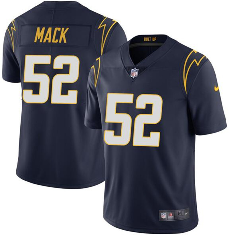 Nike Chargers 52 Khalil Mack Navy Vapor Limited Jersey