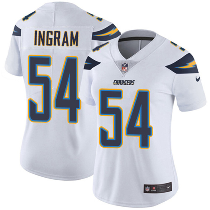  Chargers 54 Melvin Ingram White Women Vapor Untouchable Limited Jersey