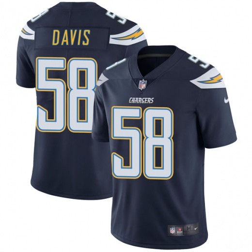 Nike Chargers 58 Thomas Davis Navy Vapor Untouchable Limited Jesrey