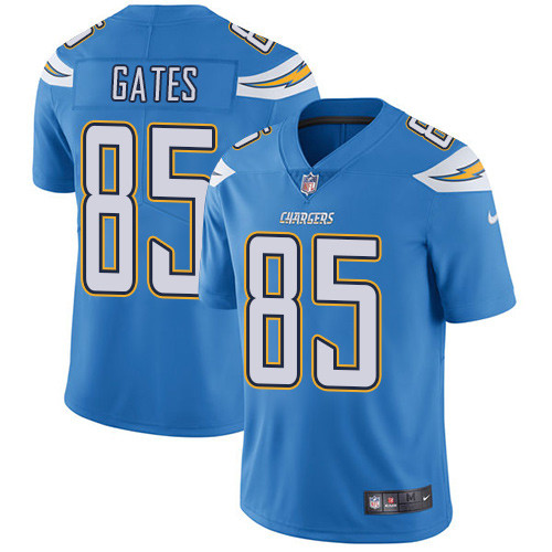  Chargers 85 Antonio Gates Powder Blue Vapor Untouchable Player Limited Jersey