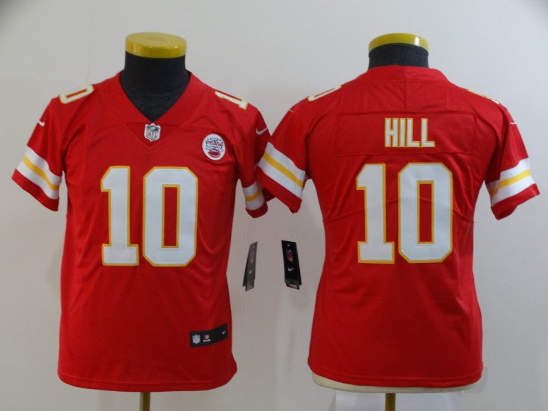 Nike Chiefs 10 Tyreek Hill Red Women Vapor Untouchable Limited Jersey