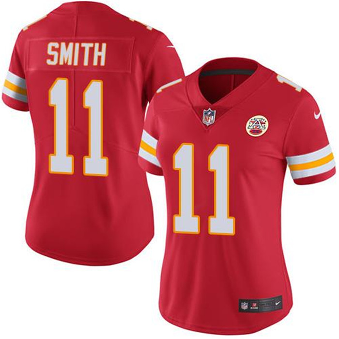  Chiefs 11 Alex Smith Red Women Vapor Untouchable Limited Jersey