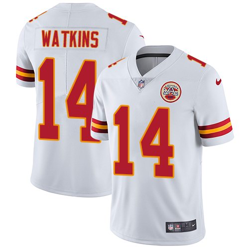  Chiefs 14 Sammy Watkins White Vapor Untouchable Limited Jersey