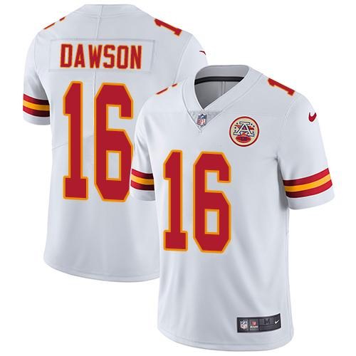  Chiefs 16 Len Dawson II White Vapor Untouchable Limited Jersey