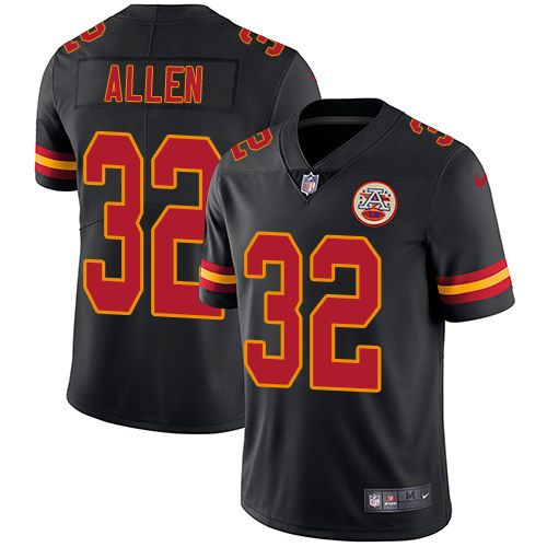  Chiefs 32 Marcus Allen Black Vapor Untouchable Limited Jersey