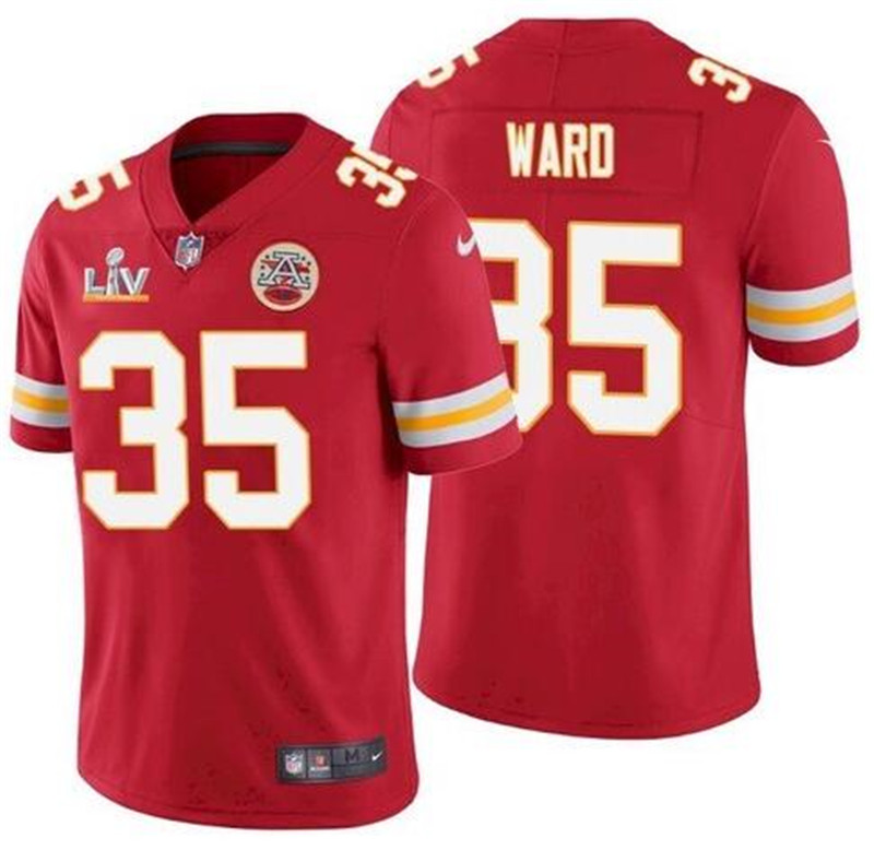 Nike Chiefs 35 Charvarius Ward Red 2021 Super Bowl LV Vapor Untouchable Limited Jersey
