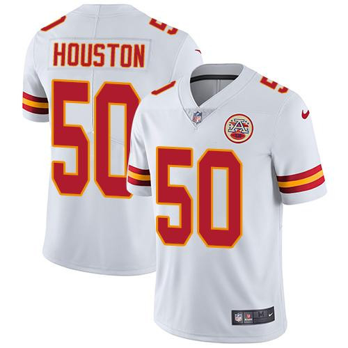  Chiefs 50 Justin Houston White Vapor Untouchable Player Limited Jersey