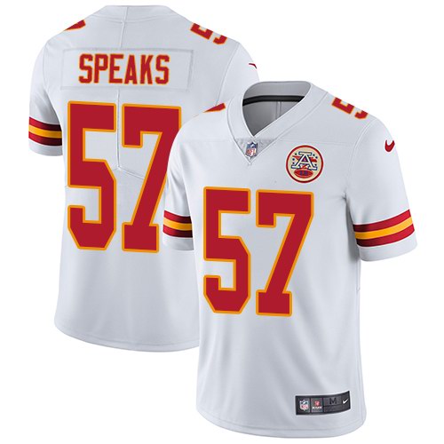  Chiefs 57 Breeland Speaks White Vapor Untouchable Limited Jersey