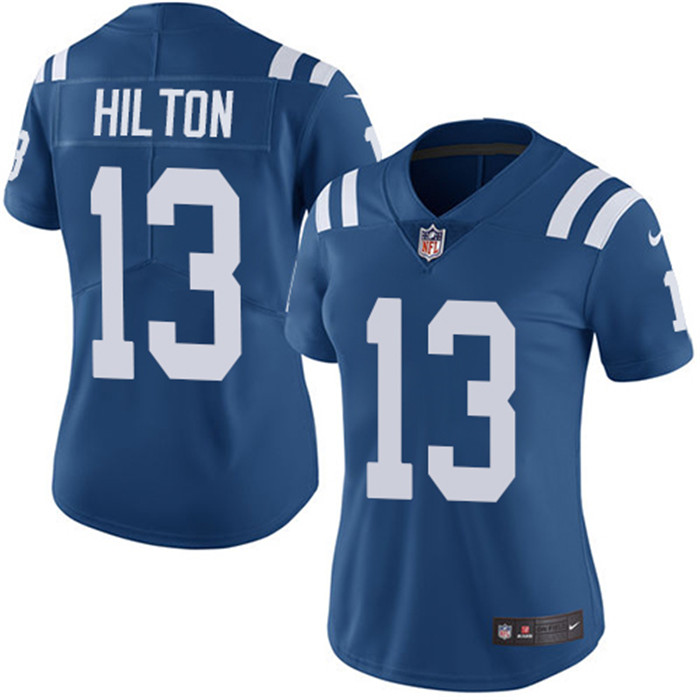  Colts 13 T.Y. Hilton Royal Women Vapor Untouchable Limited Jersey