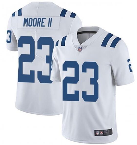 Nike Colts 23 Kenny Moore II White Vapor Untouchable Limited Jersey