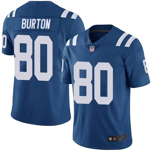 Nike Colts 80 Trey Burton Royal Vapor Untouchable Limited Jersey