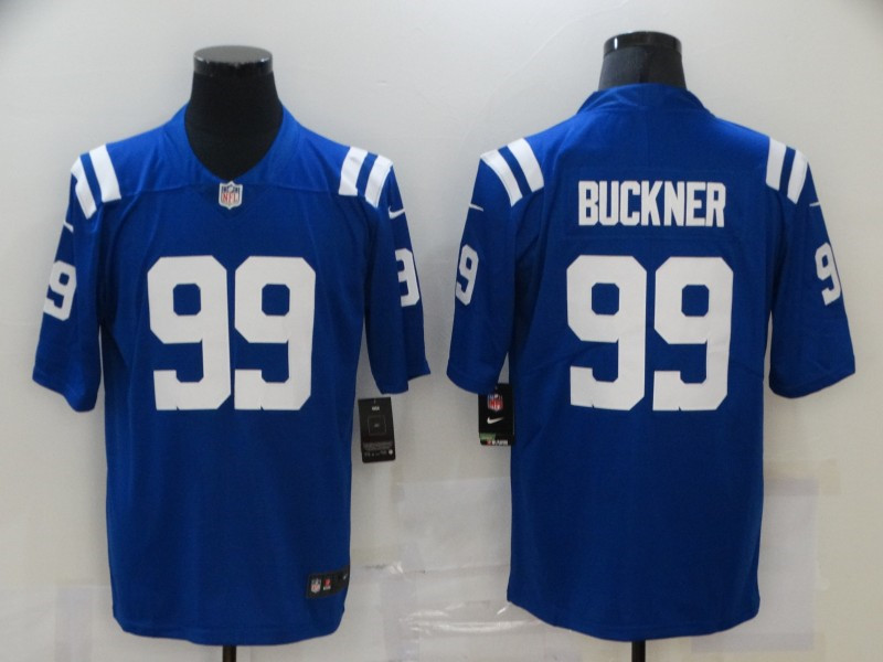 Nike Colts 99 DeForest Buckner Royal Vapor Untouchable Limited Jersey