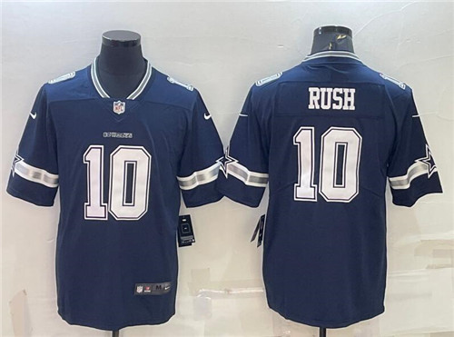 Nike Cowboys 10 Cooper Rush Navy Vapor Untouchable Limited Jersey