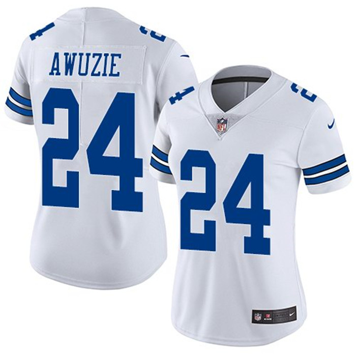  Cowboys 24 Chidobe Awuzie White Women Vapor Untouchable Limited Jersey