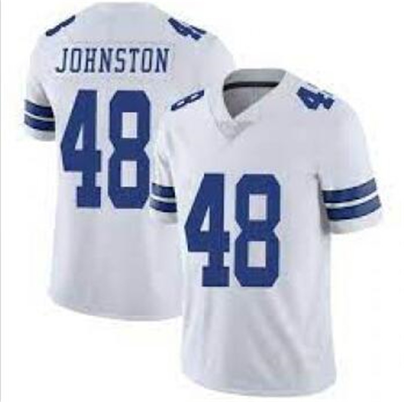 Nike Cowboys 48 Daryl Johnston White Vapor Untouchable Limited Jersey