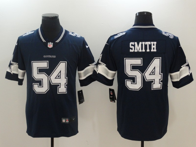 Cowboys 54 Jaylon Smith Navy Vapor Untouchable Player Limited Jersey