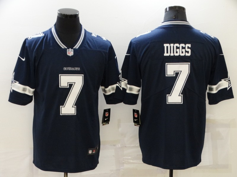 Nike Cowboys 7 Trevon Diggs Navy Vapor Untouchable Limited Jersey