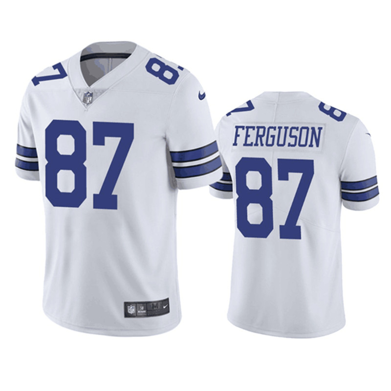 Nike Cowboys 87 Jake Ferguson White Vapor Untouchable Limited Jersey