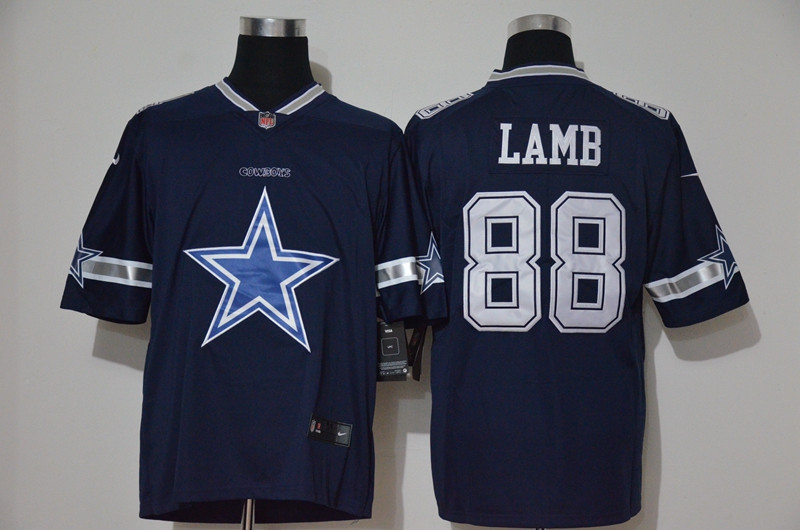 Nike Cowboys 88 Ceedee Lamb Navy Vapor Untouchable Limited Jersey