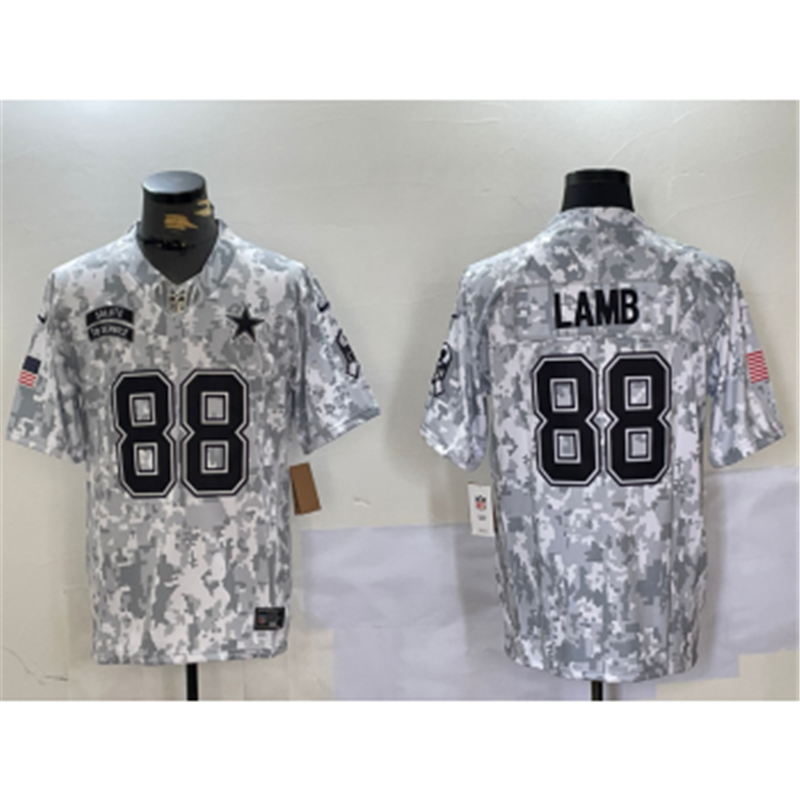 Nike Cowboys 88 Lamb Arctic Camo 2024 F.U.S.E. Salute to Service Limited Jersey