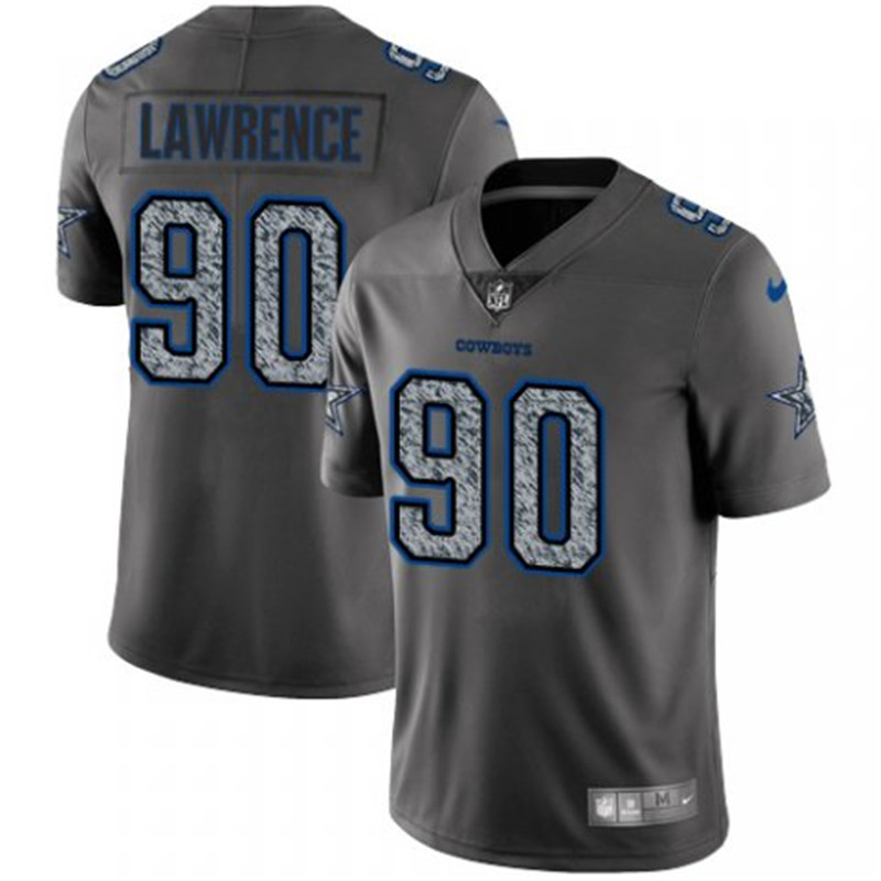 Nike Cowboys 90 Demarcus Lawrence Gray Camo Vapor Untouchable Limited Jersey