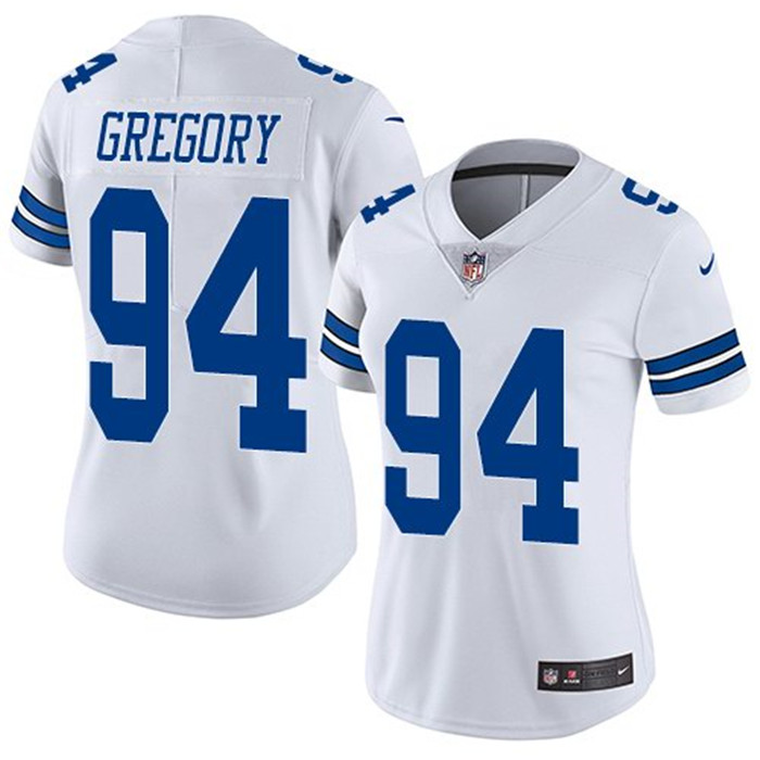  Cowboys 94 Randy Gregory White Women Vapor Untouchable Limited Jersey