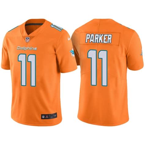  Dolphins 11 DeVante Parker Orange Vapor Untouchable Limited Jersey