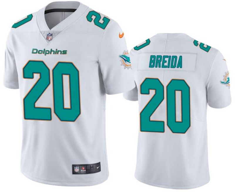 Nike Dolphins 20 Matt Breida White Vapor Untouchable Limited Jersey