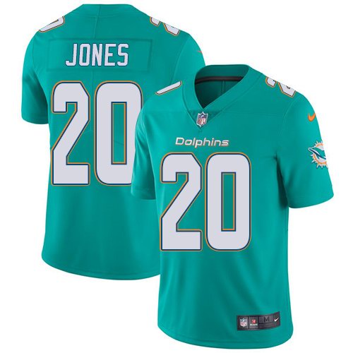  Dolphins 20 Reshad Jones Aqua Vapor Untouchable Limited Jersey