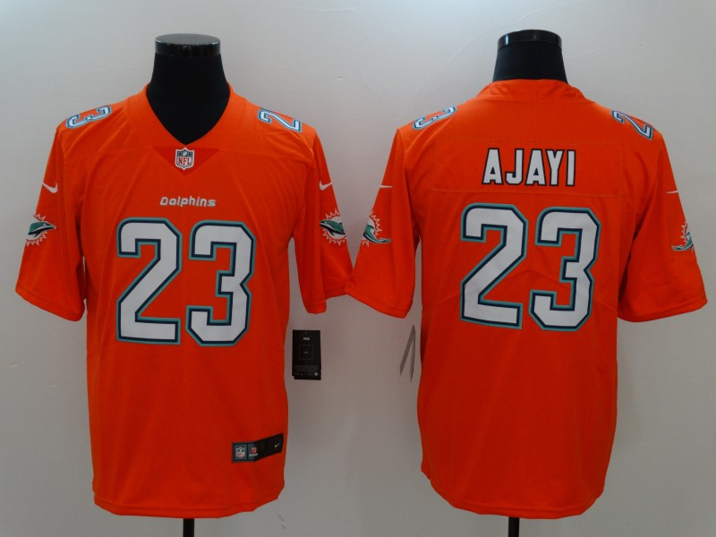  Dolphins 23 Jay Ajayi Orange Vapor Untouchable Limited Player Jersey