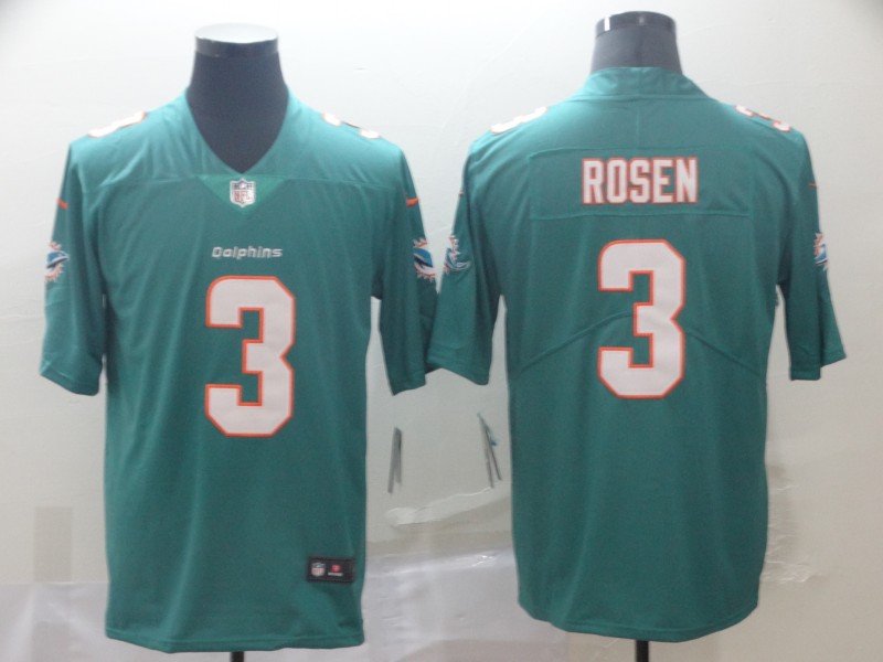 Nike Dolphins 3 Josh Rosen Aqua Vapor Untouchable Limited Jersey