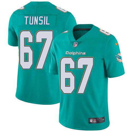  Dolphins 67 Laremy Tunsil Aqua Vapor Untouchable Limited Jersey