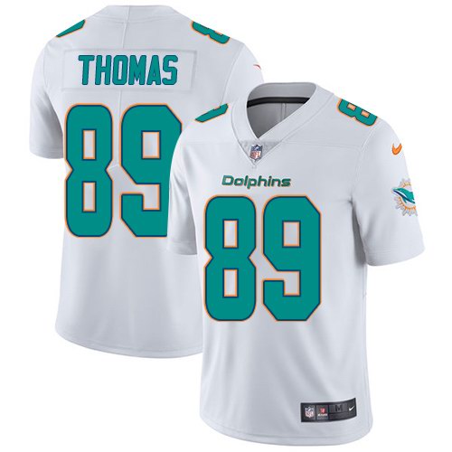  Dolphins 89 Julius Thomas White Vapor Untouchable Limited Jersey