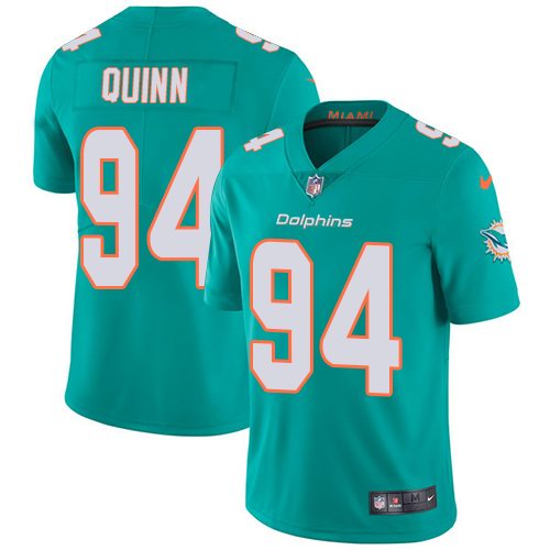  Dolphins 94 Robert Quinn Aqua Vapor Untouchable Limited Jersey