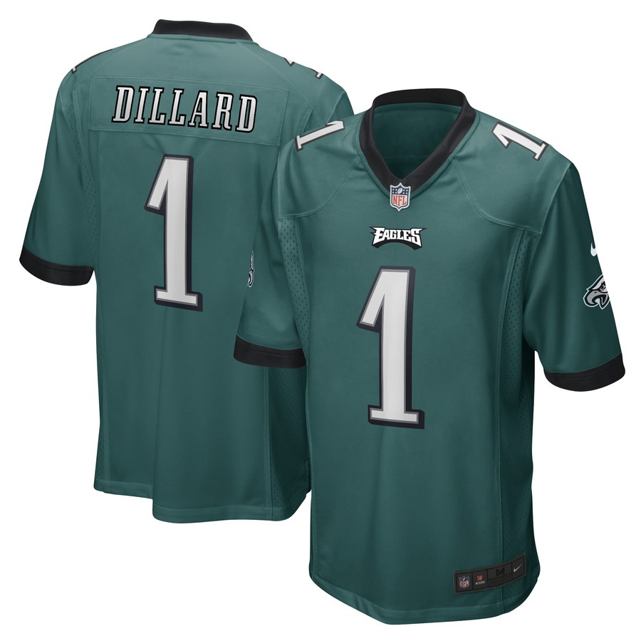 Nike Eagles 1 Andre Dillard Green 2019 NFL Draft First Round Pick Vapor Untouchable Limited Jersey