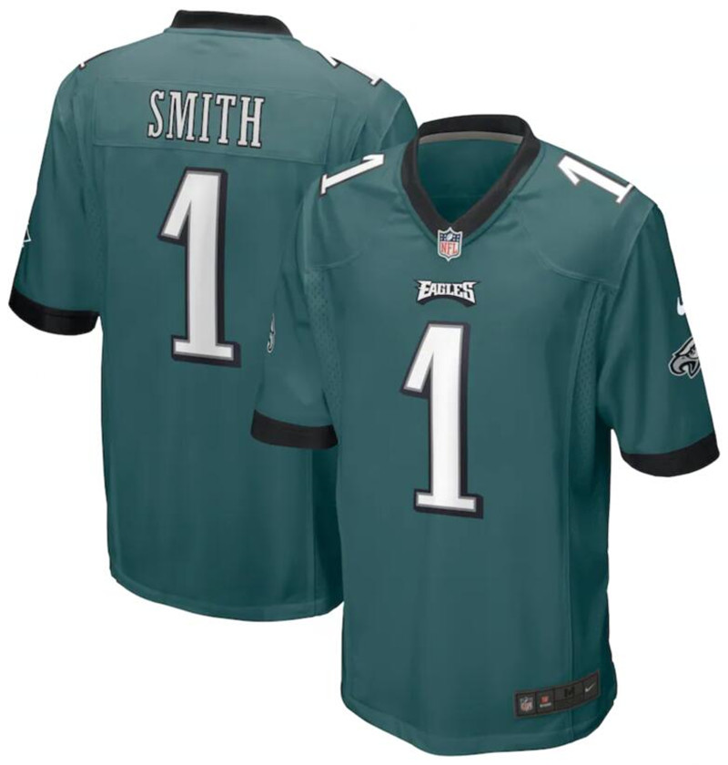 Nike Eagles 1 DeVonta Smith Green 2021 NFL Draft Vapor Untouchable Limited Jersey