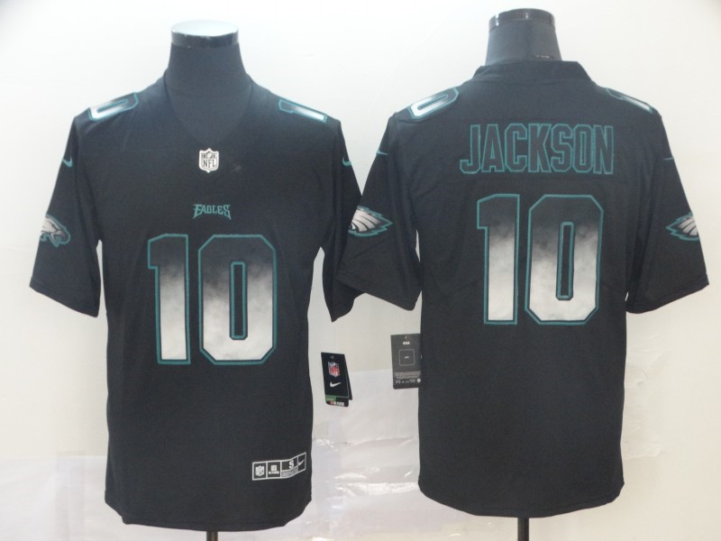 Nike Eagles 10 DeSean Jackson Black Arch Smoke Vapor Untouchable Limited Jersey