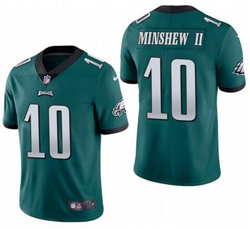 Nike Eagles 10 Gardner Minshew II Green Vapor Untouchable Limited Jersey