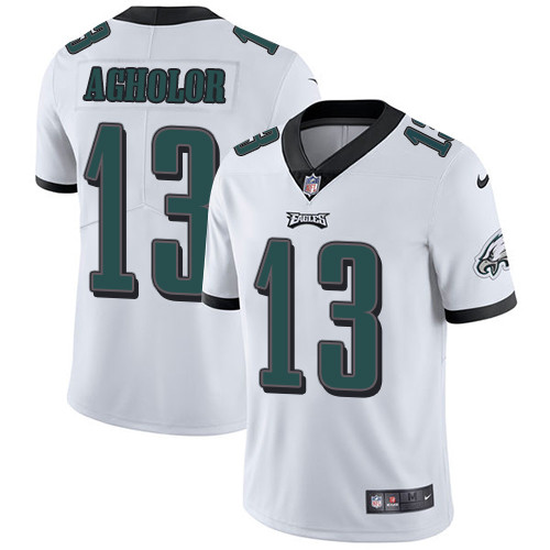  Eagles 13 Nelson Agholor White Vapor Untouchable Player Limited Jersey