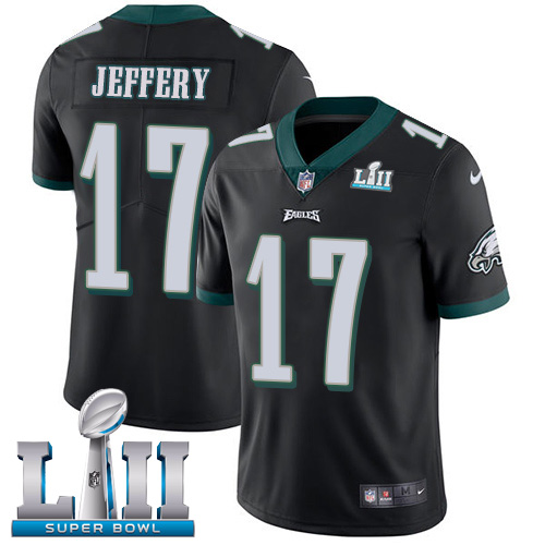  Eagles 17 Alshon Jeffery Black 2018 Super Bowl LII Vapor Untouchable Player Limited Jersey