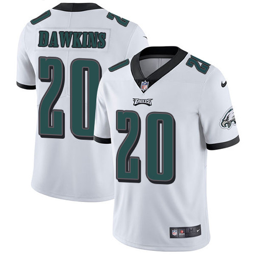  Eagles 20 Brian Dawkins White Vapor Untouchable Player Limited Jersey