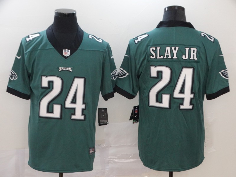 Nike Eagles 24 Darius Slay Jr Green Vapor Untouchable Limited Jersey