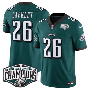 Nike Eagles 26 Saquon Barkley Black Vapor Limited Men Jersey