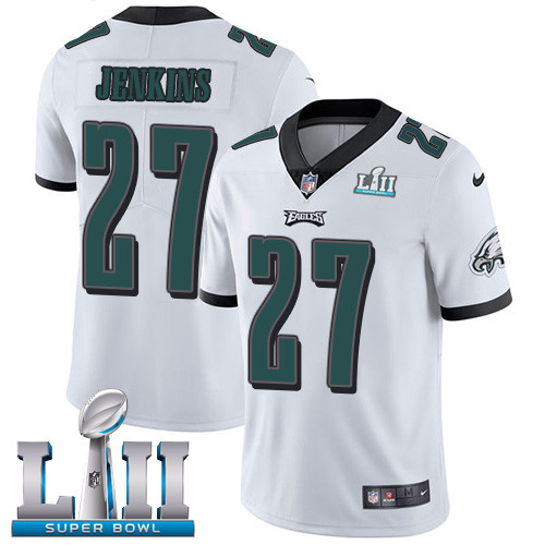  Eagles 27 Malcolm Jenkins White 2018 Super Bowl LII Vapor Untouchable Player Limited Jersey